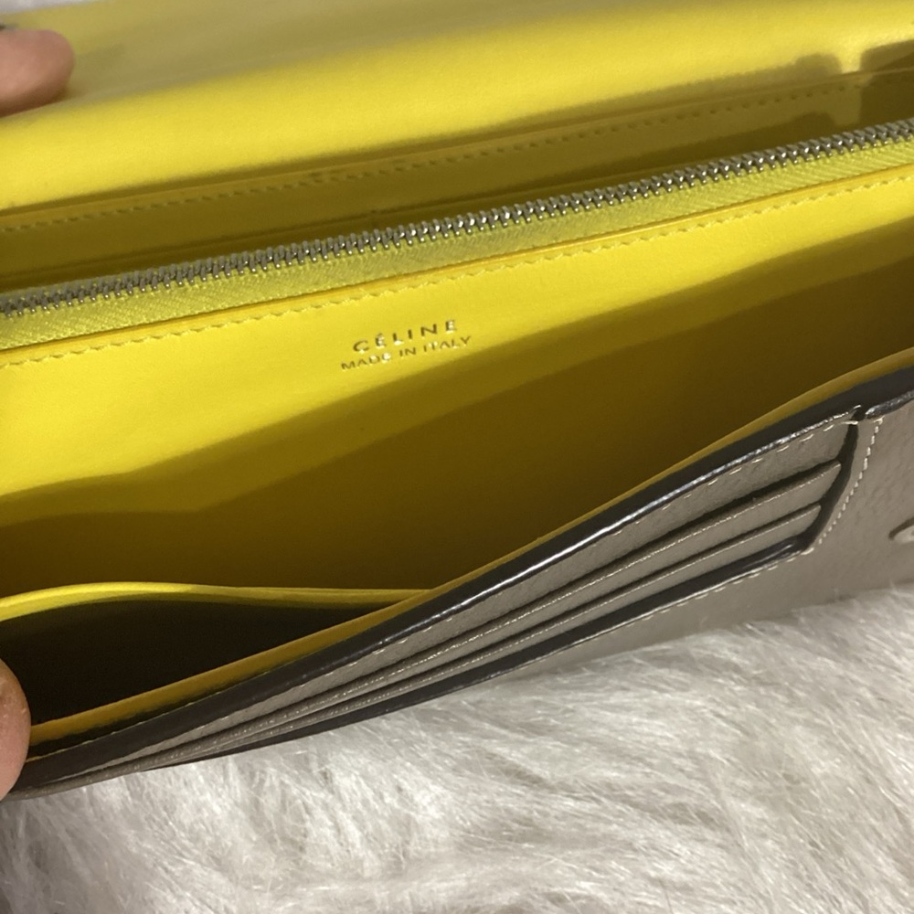Celine Long Taupe Snap Wallet with COA - Picture 8 of 16